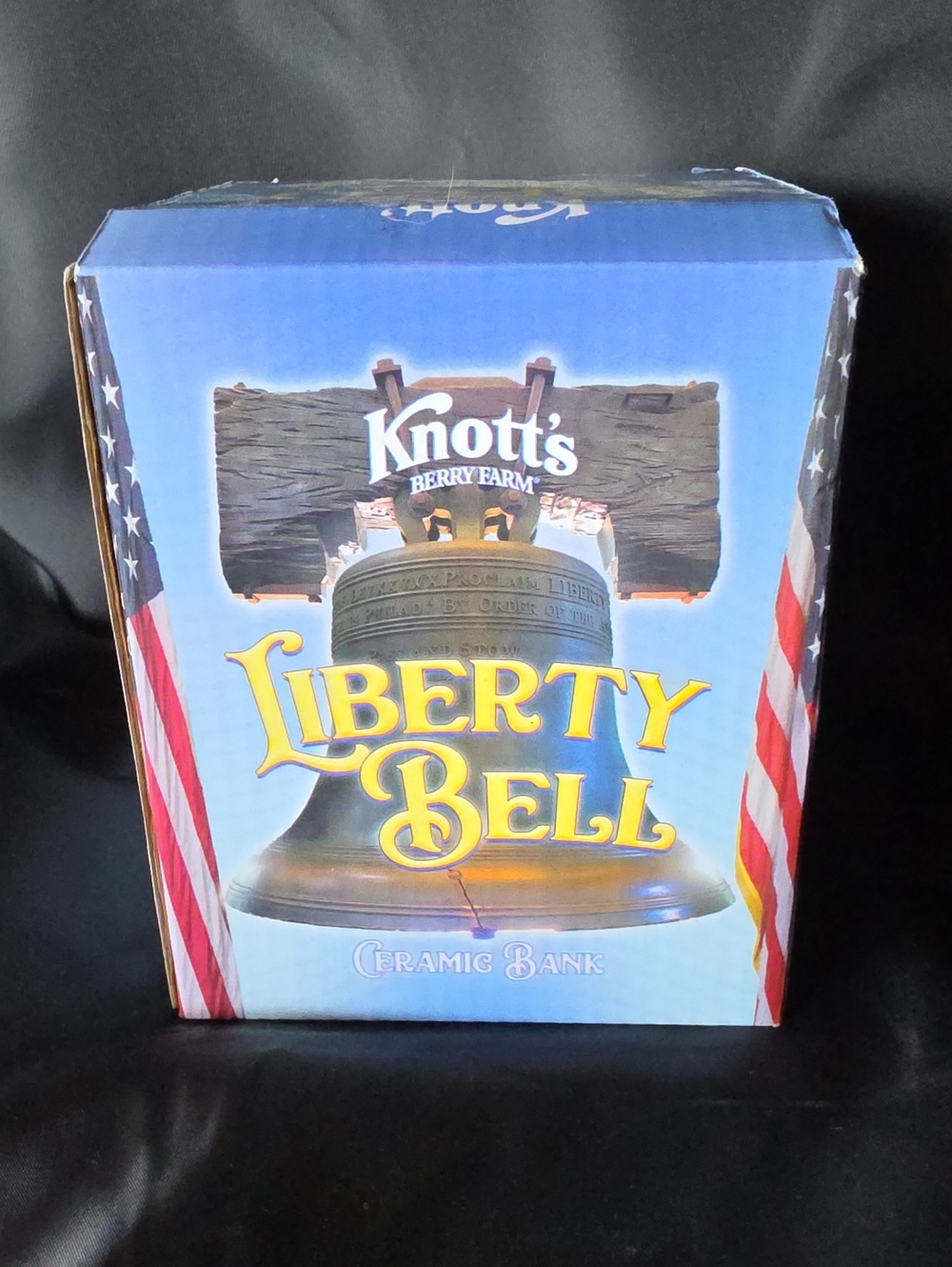 Knott's Berry Farm Liberty Bell Ceramic Bank, 100th Anniversary Of Theme Park